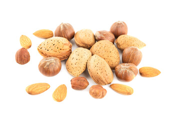 Almonds and hazelnuts