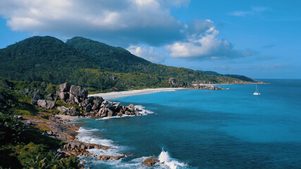 view of the coast of the sea