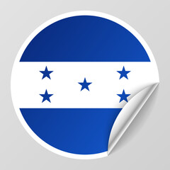 EPS10 Vector Patriotic background with Honduras flag colors.