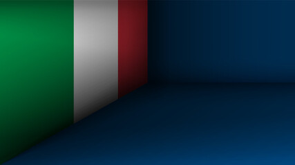 EPS10 Vector Patriotic background with Italy flag colors.