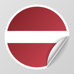 EPS10 Vector Patriotic background with Latvia flag colors.