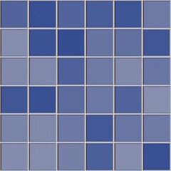 Blue decorative tiles texture background. 3d rendering.