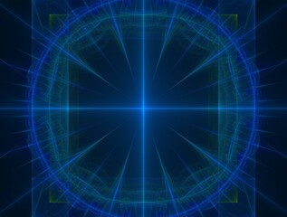 Fototapeta premium Imaginatory fractal abstract background Image