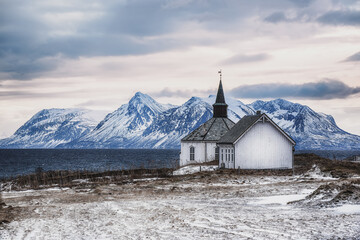 A church on the Lofoten Islands