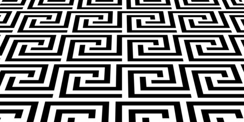 Abstract geometric pattern. Modern vector background. White and black ornament. Graphic modern pattern. Simple lattice graphic design