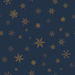 Christmas winter seamless pattern