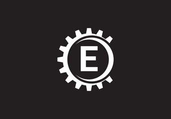 this is a creative E letter rounded icon design
