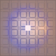 Pattern background with cubes. Product presentation. 3d render