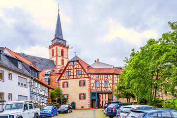 Obraz premium Sankt Ursula Kirche, Oberursel, Taunus, Hessen, Deutschland 