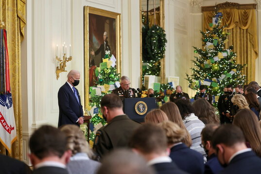 U.S. President Joe Biden awards Medals of Honor in Washington