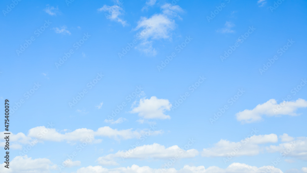 Wall mural light blue sky