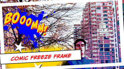 Comic Freeze Frame Titles