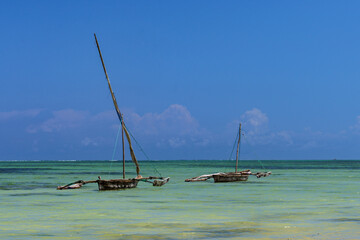 Zanzibar tradycyjne łodzie ngalawa © FotoArt MP