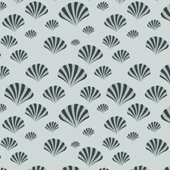 Seamless pattern with seashells Pattern design for fabric, textile, scrapbooking, wallpaper, wrapping paper and other surface pattern design.