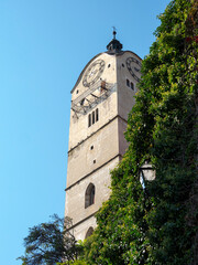 Church Frauenbergkirche. The historic old town of Stein (Stein an der Donau), UNESCO World Heritage Site, Wachau, Lower Austria