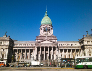 Building of the Congress of the Argentine Republic, or Congress of the Nation. Buenos Aires, Argentina