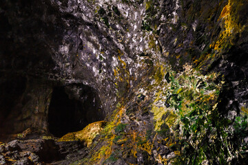 sea cave during low tide