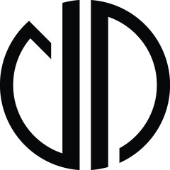 Jd monogram logo concept
