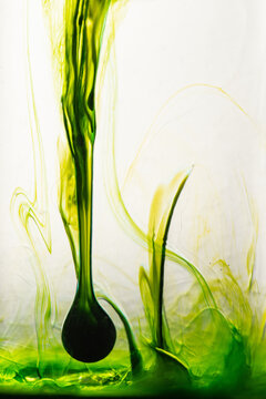 Texture d'un liquide vert 