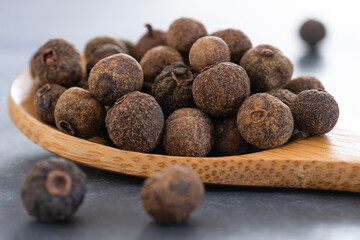 Whole Allspice on a Spoon