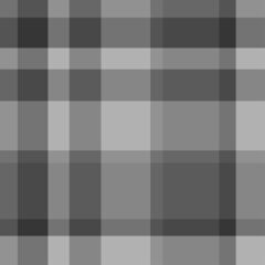 Seamless pattern. Checkered monochrome background. Abstract cloth texture. Print for shirts and textiles