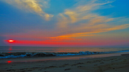 Sunrise Over the Atlantic Ocean