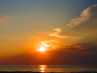 Sunrise Over the Atlantic Ocean