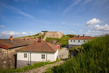 Fototapeta na wymiar Norway, Ostfold County, Halden, Fredriksten Fortress, detail