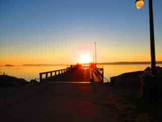 Sunrise Over the Bay - Eastport, Maine
