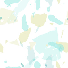 Terrazzo seamless pattern. Pastel  venetian