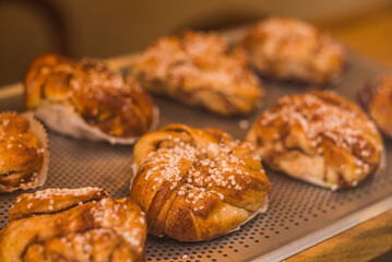 Sweden, Stockholm, Gamla Stan, Old Town, traditional cinnamon buns