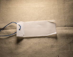 Blank cardboard tag label , past your text