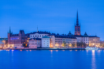 Sweden, Stockholm at dusk, Travel Destination