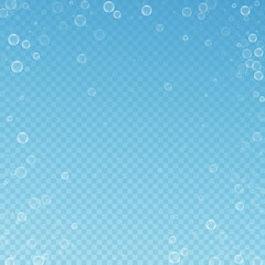 Soap bubbles abstract background. Blowing bubbles