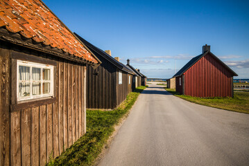 Sweden, Gotland Island, Gnisvard, fishing shack