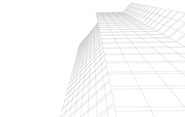 Fototapeta premium abstract architecture building vector illustration
