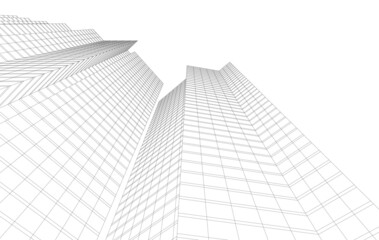 Obraz na płótnie Canvas abstract architecture building vector illustration
