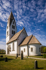 Sweden, Gotland Island, Stanga, Stanga church, exterior (Editorial Use Only)