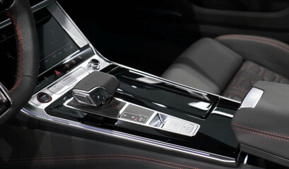 Audi RS6 Avant - Luxurious, Comfortable And Modern Car Interior - obrazy, fototapety, plakaty