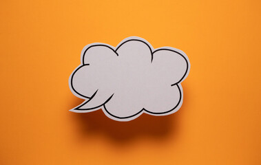 Empty space Paper Tag for your text