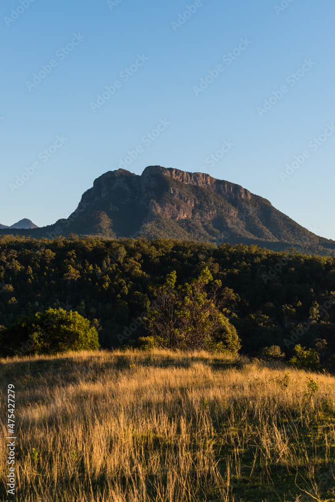 Canvas Prints Vertical shot of mountains on a sunny day