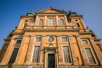 Fototapeta na wymiar Sweden, Kalmar, Kalmar Domkyrka cathedral, exterior (Editorial Use Only)
