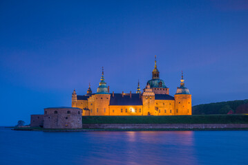 Sweden, Kalmar, Kalmar Slott castle, dusk © Danita Delimont