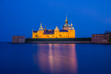 Sweden, Kalmar, Kalmar Slott castle, dusk © Danita Delimont