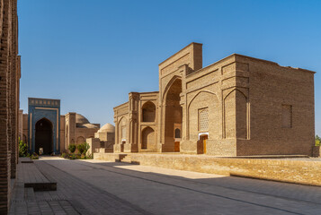 Fototapeta na wymiar Uzbekistan, city of Termez (Termiz) The Sultan Saadat Mausoleum Complex.