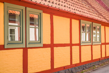Southern Sweden, Ahus, Old Town, Danish-style house