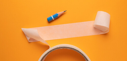 Empty space sticky tape for your words