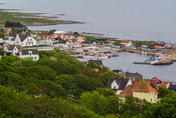 Sweden, Scania, Molle, town view