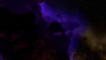 Fototapeta na wymiar Deep space nebula 3d illustration