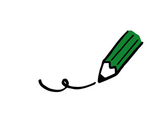 かわいい鉛筆書き／手書きイラスト